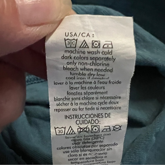 Calvin Klein Jeans Blue Polo Shirt Classic Fit Size Medium EUC - Picture 7 of 7